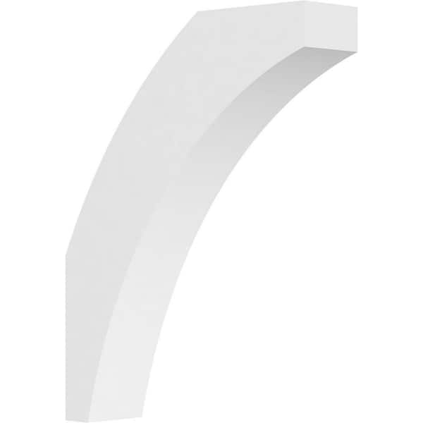 Ekena Millwork 3"W x 14"D x 18"H Standard Thorton Architectural Grade PVC Knee Brace