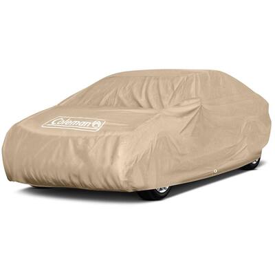 Spun-Bond PolyPro 5-Ply 135 GSM 210 in. x 70 in. x 46 in. Executive Beige Full Car Cover