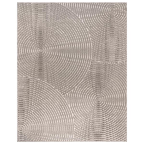 Gertmenian Conway Grasse Gray 8 ft. x 10 ft. Geometric Indoor Area Rug