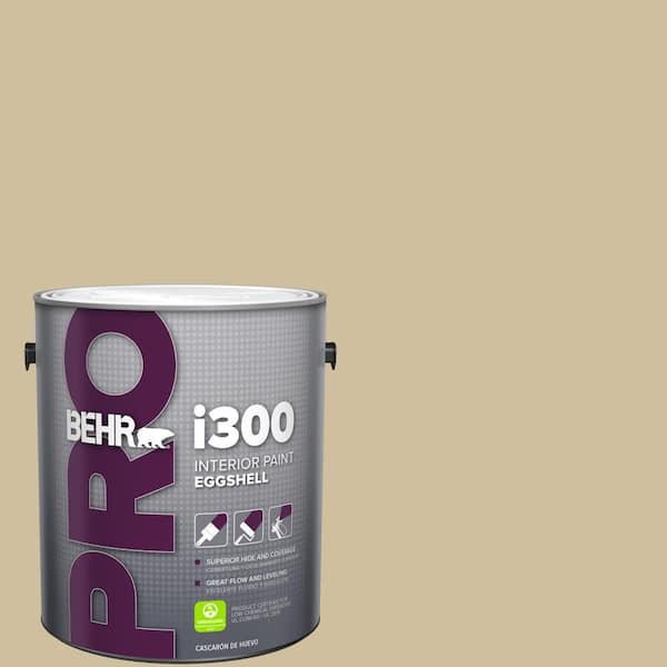 1 gal. #S320-3 Final Straw Eggshell Interior Paint