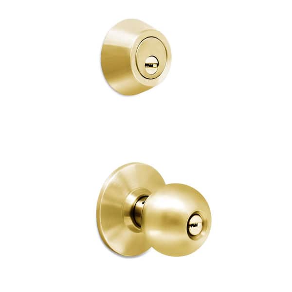 Premier Lock High Security Brass Combo Lock Set with Keyed-Alike