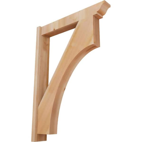 Ekena Millwork 6 in. x 42 in. x 30 in. Westlake Traditional Smooth Western Red Cedar Outlooker