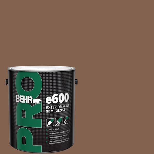 BEHR PRO 1 gal. #HDC-SP14-6 Tilled Earth Semi-Gloss Exterior Paint