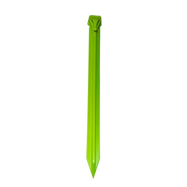 Mr. Chain 12 in. Safety Green Utility Stakes (15-Pack)