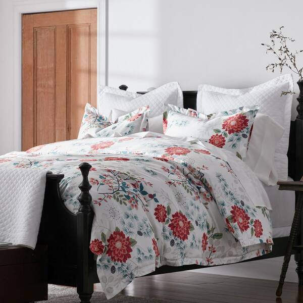 New Luxury Super Soft 3Pcs Floral Flock Quilted Bedspread Comforter Bed Double 