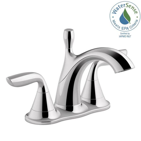 KOHLER Avail 4in centerset polished newest chrome bathroom faucet