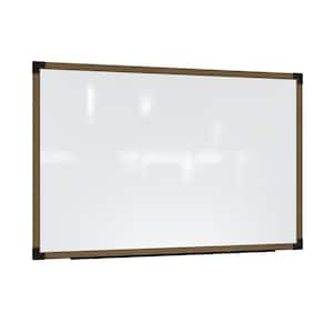 Prest 36 in. x 48 in. Magnetic Whiteboard with Wood Frame, 1-Pack