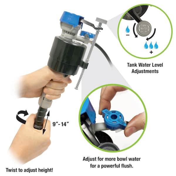 Fluidmaster - PerforMAX Universal 2 in. High Performance Complete Toilet Repair Kit