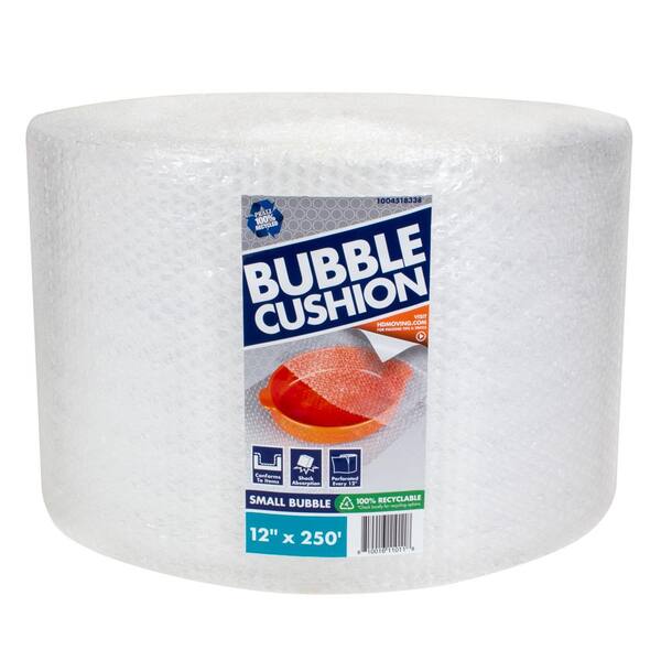 Pratt Retail Specialties 3/16 in. x 12 in. x 250 ft. Clear Perforated Bubble Cushion Wrap
