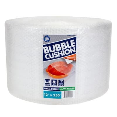 Duck Max Strength Large Bubble Cushioning Wrap, 12 in x 50 ft