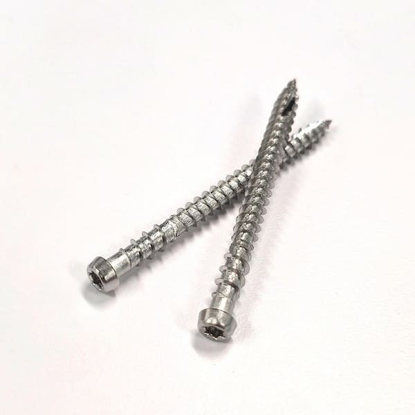 10 x 2-1/2 in. Star Trim Head Grade 316 Stainless Steel Composite Deck Screws (375-Pieces)