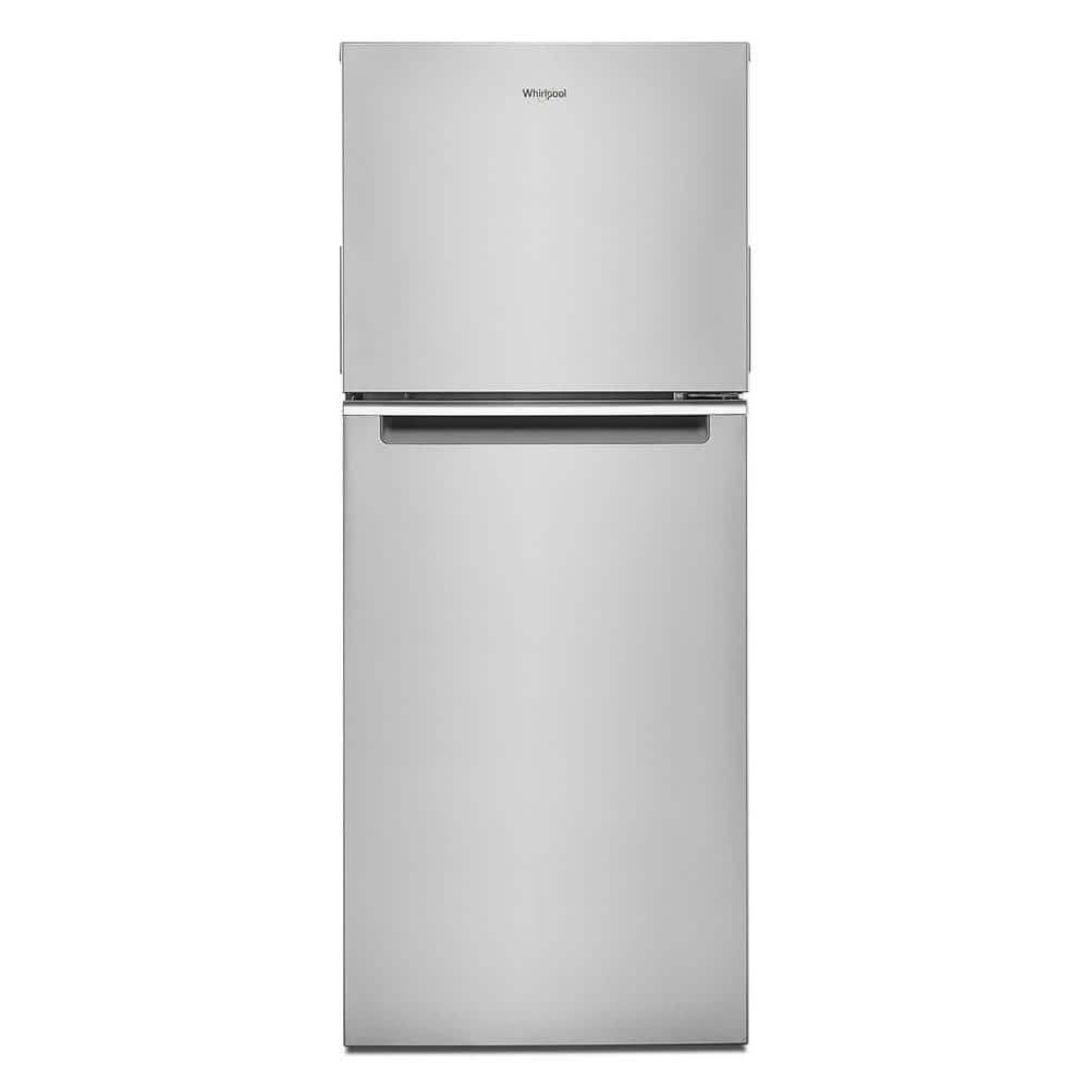 24 in. 11.6 cu. ft. Top Freezer Refrigerator in Fingerprint Resistant Stainless, Counter Depth