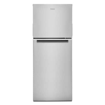 24 in. 11.6 cu. ft. Top Freezer Refrigerator in Fingerprint Resistant Stainless Finish, Counter Depth
