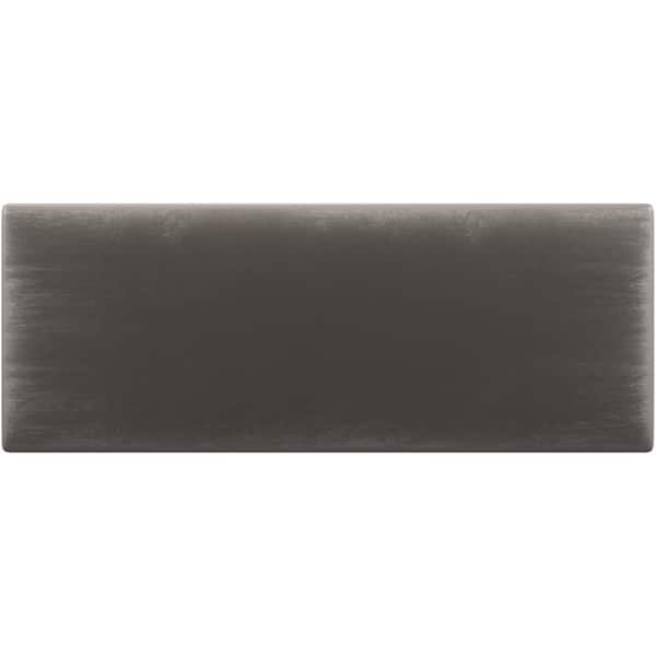VANT Plush Velvet Gothic Grey Queen-Full Upholstered Headboards/Accent Wall Panels