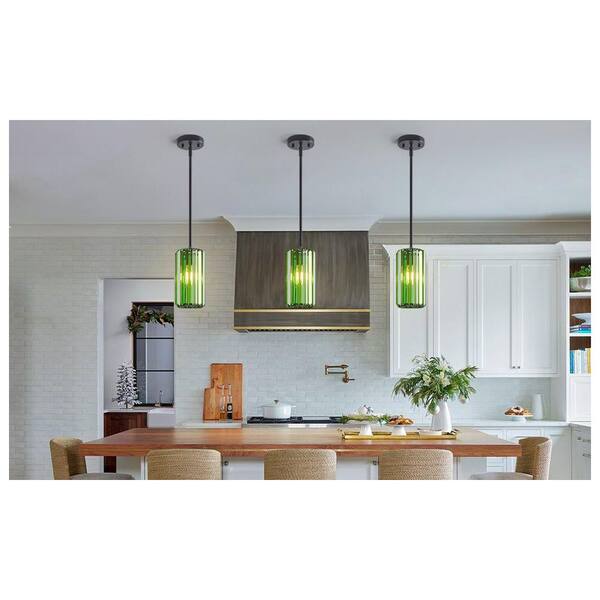 ZHLWIN Home Lighting 40W 1-Light DarkGreen Modern Pendant Light