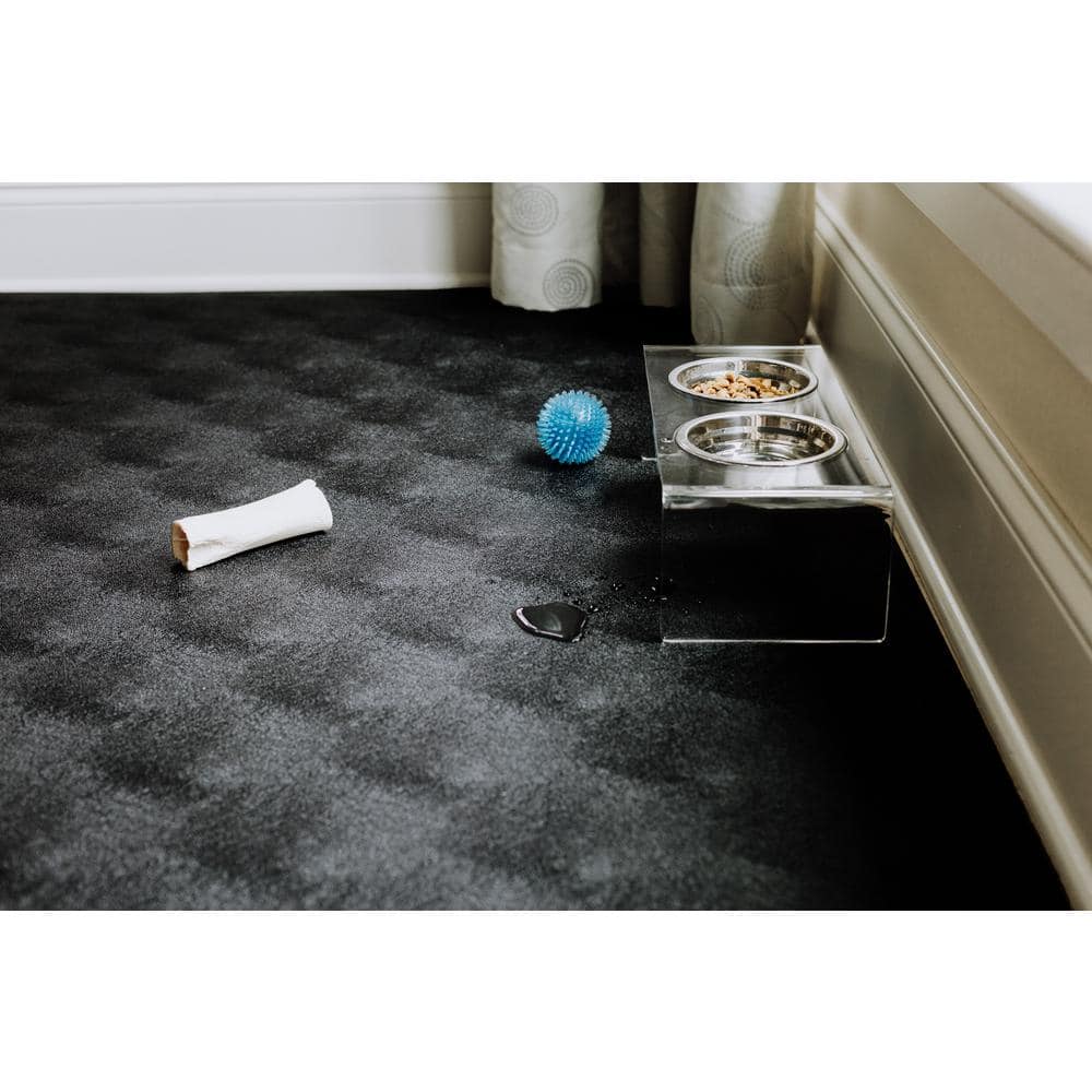 Midnight Black Vinyl Pet Floor Protector for Indoor and Outdoor Use