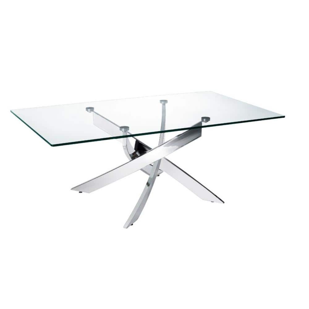 47 in. Oak & Antique Gray Rectangle Glass Coffee Table price history on PriceWatchPro