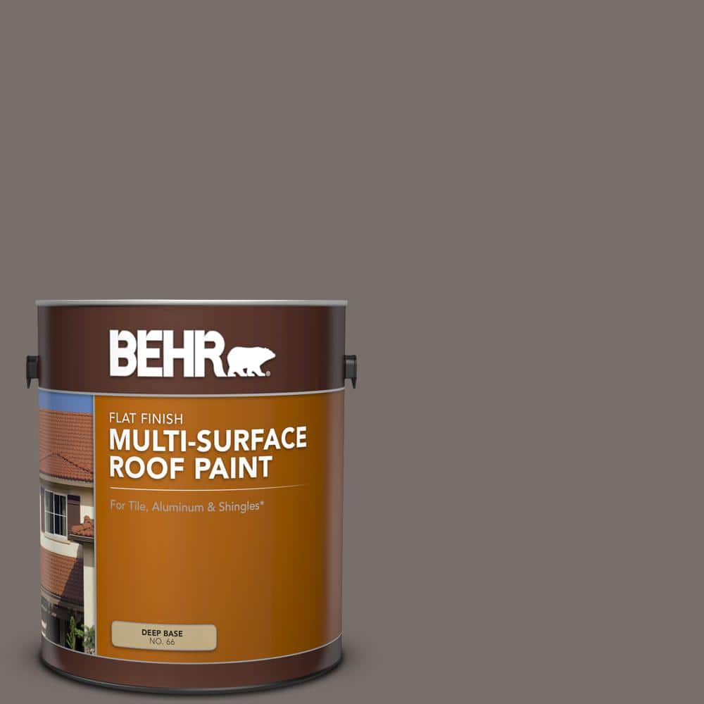 1 gal. #N200-6 Kindling Flat Multi-Surface Exterior Roof Paint