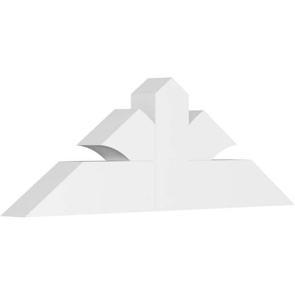 Ekena Millwork Richland 48 in. W x 16 in. H x 4 in. D Signature Polyurethane Bracket