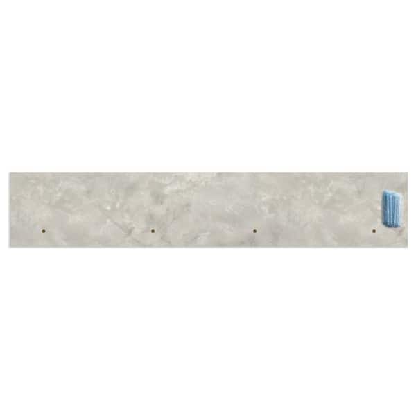 Hampton Bay Hampton Bay Gray Onyx Endsplash Kit for Laminate Countertop with Eased Edge and Loose Backsplash