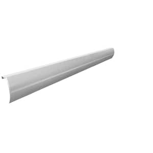 Elliptus Series 6 ft. Galvanized Steel Easy Slip-On Baseboard Heater Cover in White
