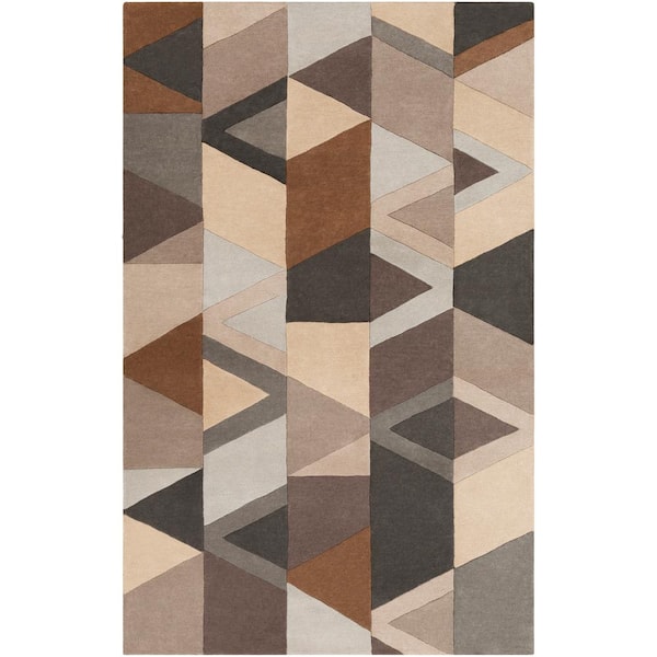 Artistic Weavers Skadi Brown 7 ft. 6 in. x 9 ft. 6 in. Geometric Area Rug