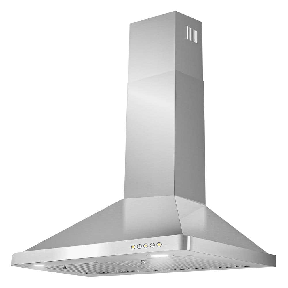 30-Inch Stainless Steel Convertible Wall Mount Range Hood