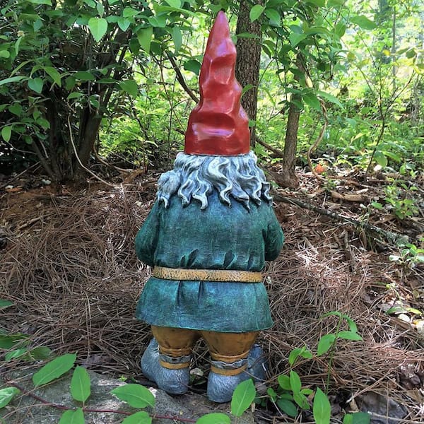 Fall Harvest Garden Gnome Statue - Lady with Pie