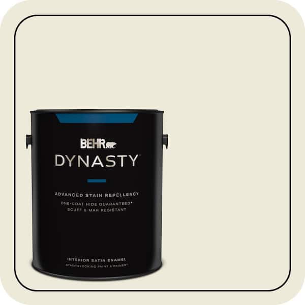 BEHR DYNASTY 1 gal. #ECC-36-2 Nesting Dove Satin Enamel Interior Stain-Blocking Paint and Primer