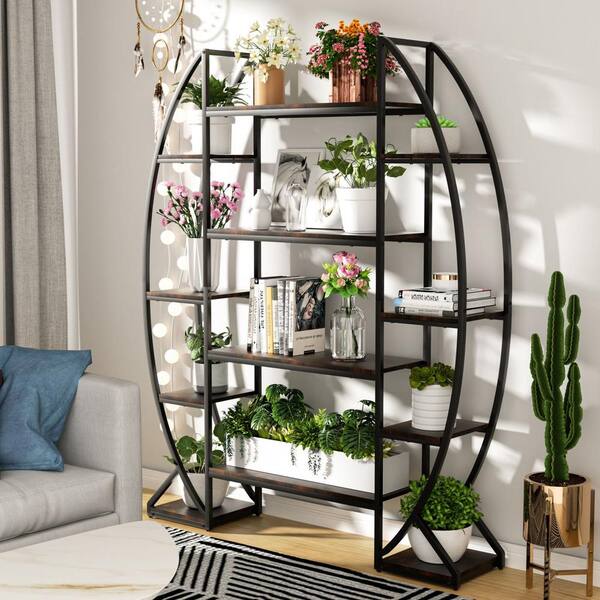 植物棚 (industrial) iron stand AESOME 69.6 in. x 49.2 in. x 11.8 in. Indoor Metal Plant
