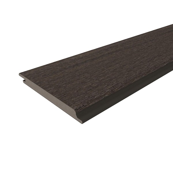 All Weather Siding Pro 5.59 in. x 96 in. Straight Grain Spanish Walnut Composite Lap Siding