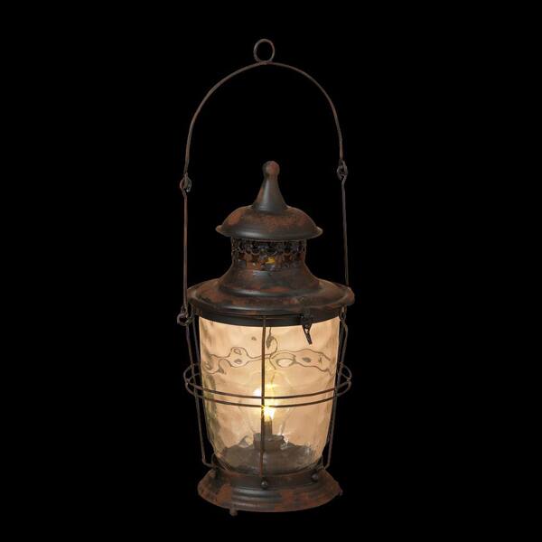 GERSON INTERNATIONAL 18.75 in. H Antique Lantern