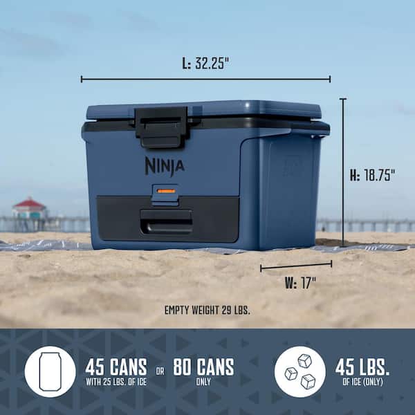 NINJA FrostVault 50- qt Hard Cooler with Dry Zone in Lakeshore