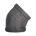 2 in. x 2 in. Black Malleable Iron 45° FPT x FPT Elbow