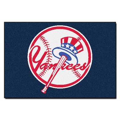 MLB Atlanta Braves Red 2 ft. x 2 ft. Round Area Rug