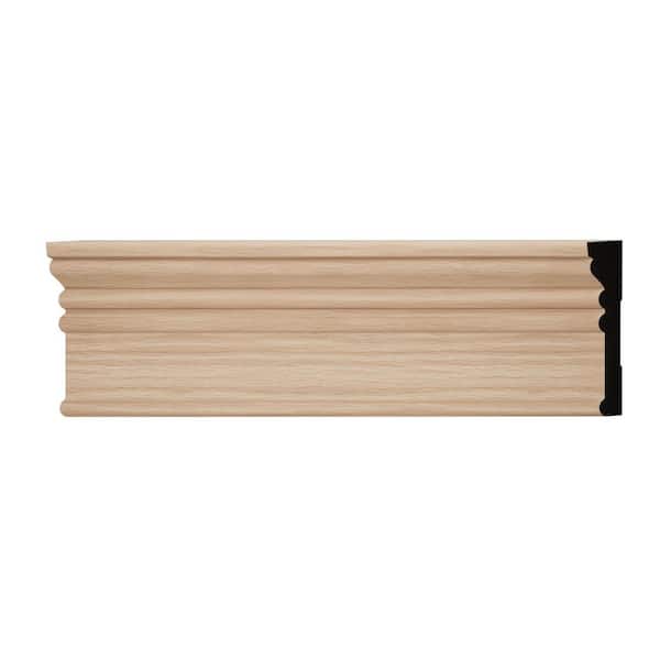 Ekena Millwork MRB3 0.69 in. D x 3.25 in. W x 6 in. L Wood (Red Oak) Casing Sample