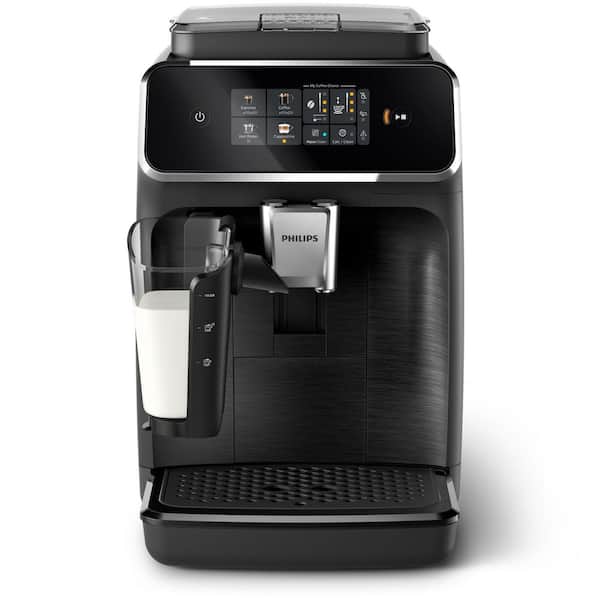 1 Cup Fully Automatic Espresso Machine with LatteGo Milk Frother, Black