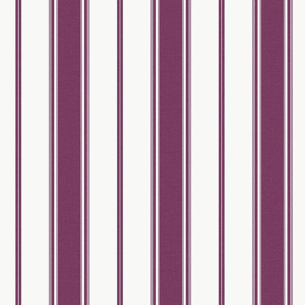 Smart Stripes 3 Purple Plum Heritage Stripe Matte Finish Non-Pasted Vinyl o