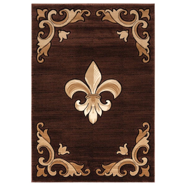 Bristol Barnsley Brown 2 ft. 7 in. x 7 ft. 4 in. Area Rug