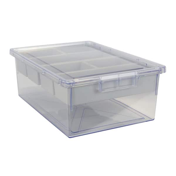 StorSystem Bin/ Tote/ Tray Divider Kit - Double Depth 6" Bin in Clear - 1 pack