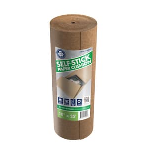 18 in. x 25 ft. Self-Stick Paper Protection Roll (16-Pack)