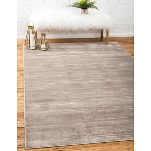 Uptown Collection Madison Avenue Brown 4' 0 x 6' 0 Area Rug