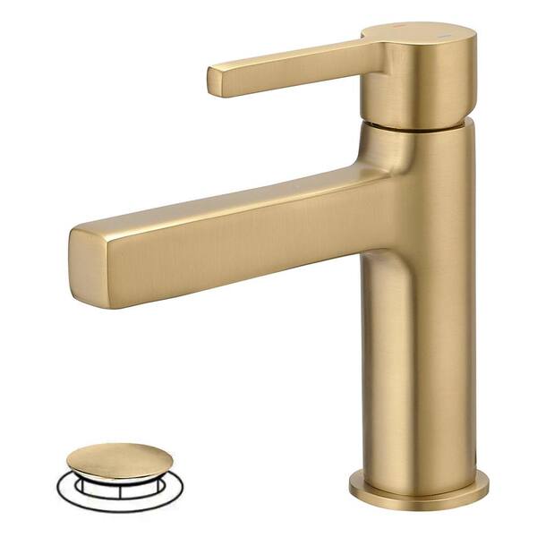 BWE Single Handle Single Hole Modern Bathroom Faucet Bathroom DripFree