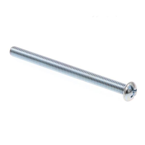 Prime-Line #10-32 x 2-1/2 in. Zinc Plated Steel Phillips/Slotted Combination Drive Round Head Machine Screws (50-Pack)
