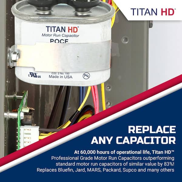 10 MFD 440/370-Volt Dual Voltage Oval Run Capacitor