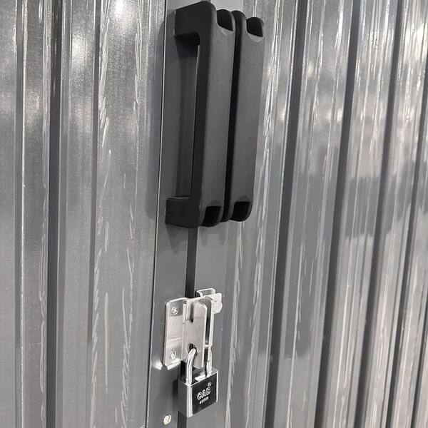 13 ft. W x 20 ft. D Outdoor Storage Shed Metal Garden Shed Backyard Tool House with 2-Doors and 4 Vents (250 sq. ft.)