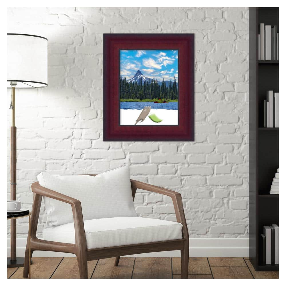 Classic Black and Cherry Wood 11x14 Wall Picture Frame