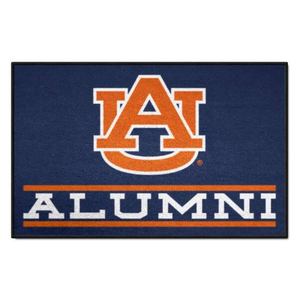 FANMATS Auburn Tigers Alumni Navy 1.5 ft. x 2.5 ft. Starter Area Rug ...