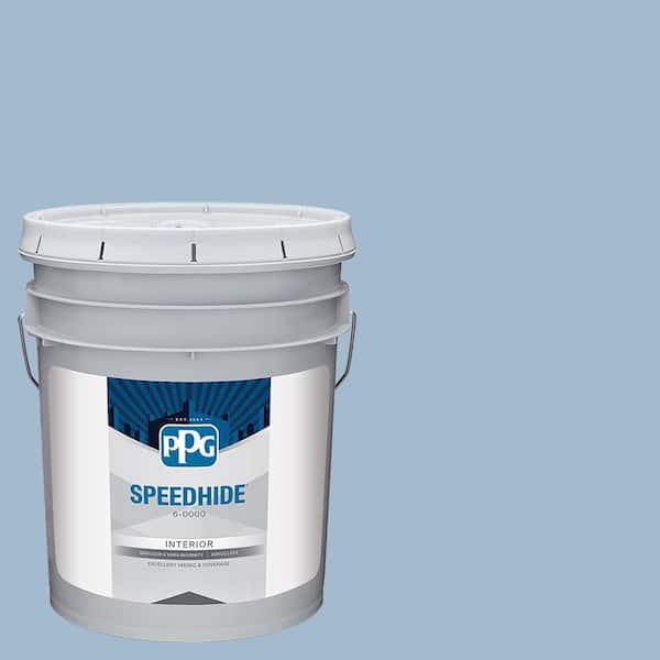 SPEEDHIDE 5 gal. PPG1159-3 Heavenly Blue Ultra Flat Interior Paint
