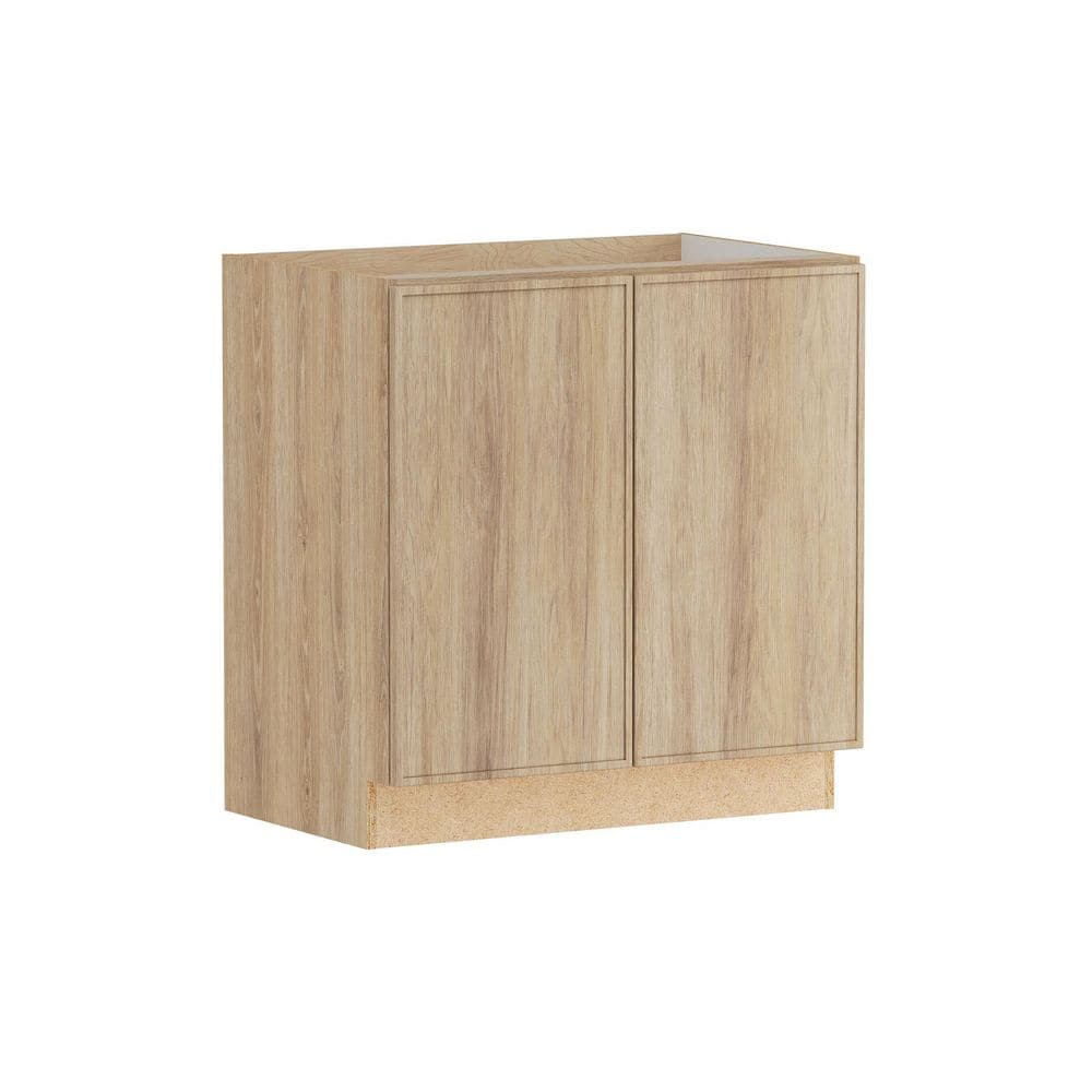 Designer Series Renly 33 in. W x 21 in. D x 34.5 in. H Assembled Slim Shaker Full Height Door Bath Cabinet in Sandstone price history on PriceWatchPro
